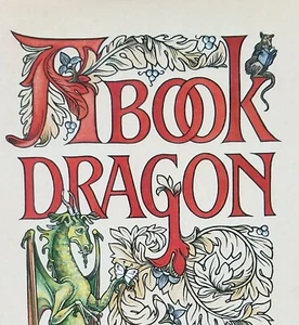 A BOOK DRAGON (1987) - Donn Kushner - Hardcover - 1st Print / 1st Edition - Imagen 1 de 12