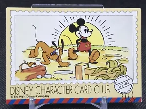 ST-83 DISNEY CHARACTER CARD CLUB Card Amada Made in JAPAN MICKEY Vintage - Picture 1 of 12
