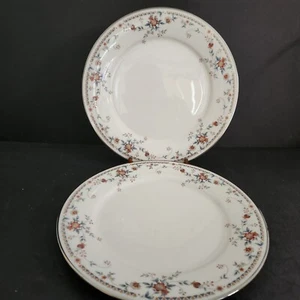 Juego de 2 platos de cena Adagio By Noritake de 10 1/2" #7237 con adornos de platino - Imagen 1 de 10