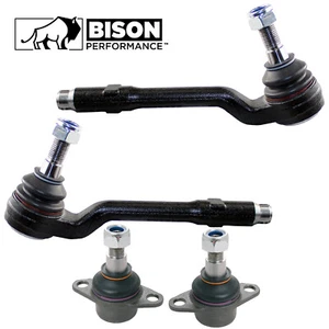 Bison Performance 4pc Front Outer Tie Rod End & Lower Ball Joint Kit For BMW E53 - Picture 1 of 3