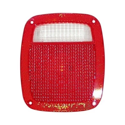 Lente de luz trasera Crown rojo blanco para Jeep CJ-5 1976-83 / 76-86 CJ-7 / 81-86 CJ-8 Foto 1 de 4