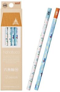 Mitsubishi Pencil K56136B Hachatko HT01 6B, Home & Sea, 1 Dozen