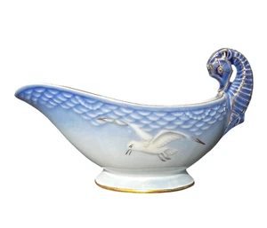 Bing & Grondahl B & G Seagull Individual Gravy Sauce Boat Seahorse Handle - Picture 1 of 4