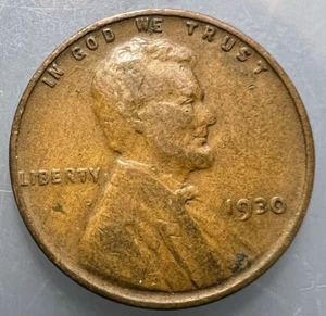 1930-P Lincoln centesimo di grano - moneta come da foto - spedizione gratuita 2Q - Foto 1 di 2