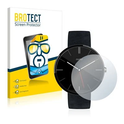 Motorola Moto 360 Sport (46 mm) 1ª Generación, 2 x Protector de Pantalla BROTECT® HD-Clear Foto 1 de 4