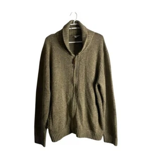 Wind River Men's Oatmeal Full Zip Cozy Knit Cardigan Sweater - Foto 1 di 8
