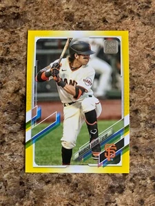 Mauricio Dubon 2021 Topps Yellow Walgreens SP Parallel # 8 San Francisco Giants - Picture 1 of 1