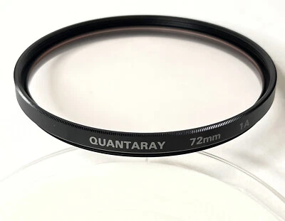 Quantaray 72mm Skylight 1A Glass Lens Filter Made in Japan - Image 1 of 4