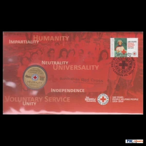 2015 Red Cross Centenary Philatelic Numismatic Cover (PNC) - Picture 1 of 1
