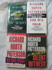 Lot of 4~Richard North Patterson~Safe Witness Escape Night Child~LBDPC - Picture 1 of 6