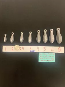 19 - 2.5 OUNCE (3 Pounds) BANK Fishing Sinkers: FREE SHIPPING IN USA!!! - Picture 1 of 3
