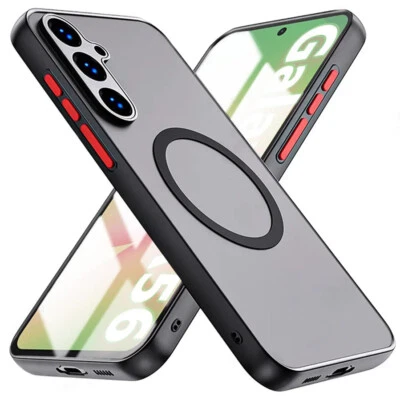 ShockProof Case For Samsung S25 FE S24 Ultra S23 A56 A16 A15 MagSafe Hard Cover - Image 1 of 4