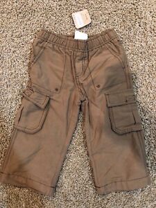 NEW Crazy 8 Cargo Pants With Lining Size 18-24 Months