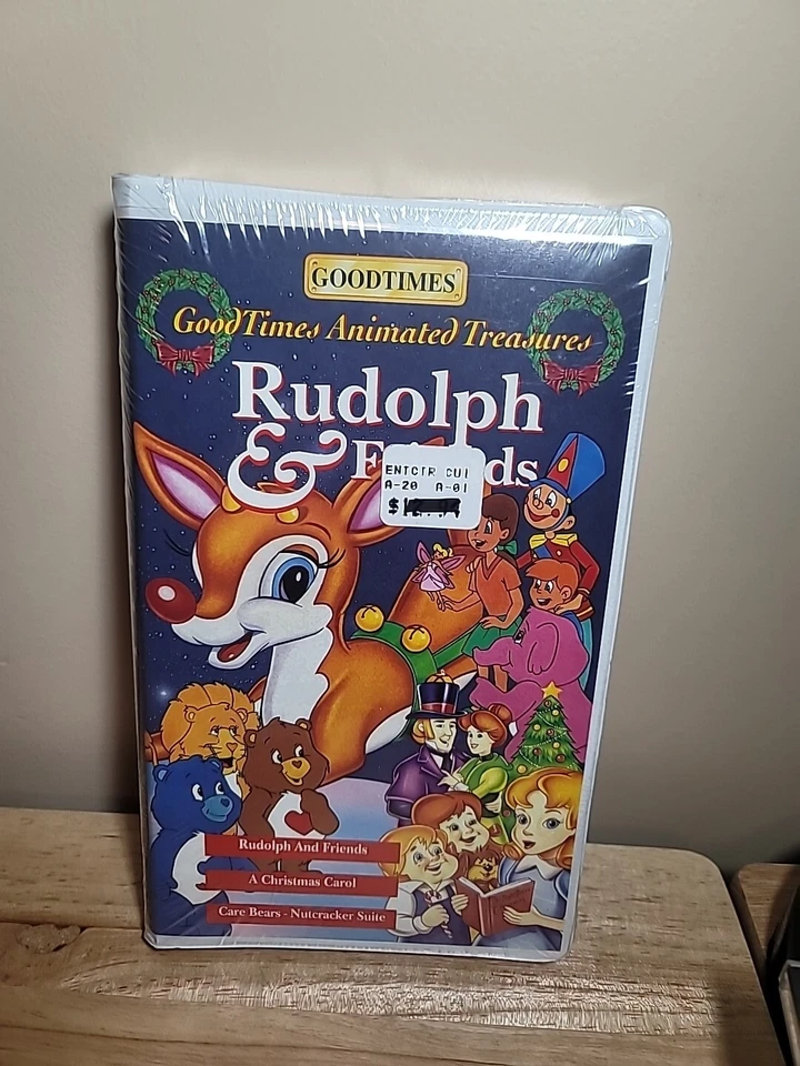 Rudolph the Red-Nosed Reindeer & Friends VHS Tape, Goodtimes Home Video Sealed - Image 1 of 2