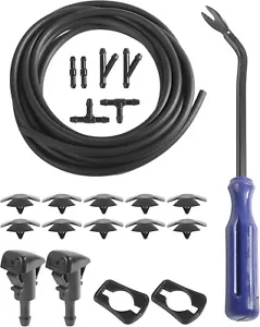 BingSnow - Kit de manguera para limpiaparabrisas, universal, manguera de 4M - Imagen 1 de 6