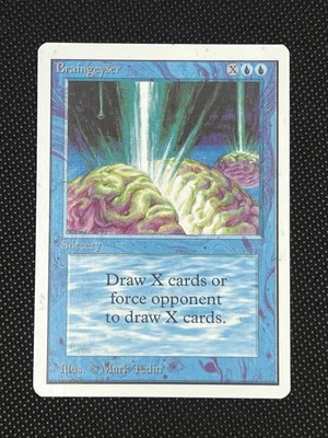 MTG BRAINGEYSER Unlimited Edition Regular LP/NM Rare Magic The Gathering - Image 1 of 4