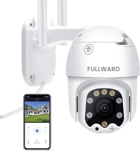 FULLWARD 3MP Outdoor Überwachungskamera Mensch KI Bewegungserkennung PTZ DC-001 - Bild 1 von 9