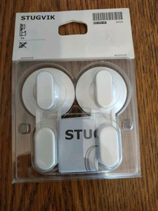 2-Pack Ikea Stugvik Suction Cup White 802.404.40 - New Sealed 2013 4" - Picture 1 of 2
