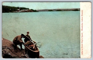 Successful Deer Hunt, Muskoka Lakes District, 1910 Postcard, Doon Ontario DPO - Bild 1 von 2