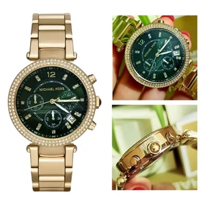 Orologio Donna MICHAEL KORS Parker MK6263 Quadrante Verde 38MM - Foto 1 di 4