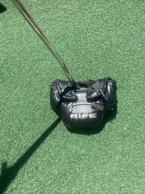 RIFE black Two-Bar Blade 2-Bar Putter 33" Right Handed - new grip - cover shown - Image 1 of 4