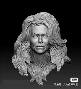 1:6 Female Head Sculpt She-Hulk Girl For 12" Action Figure Body Toy - Picture 1 of 6