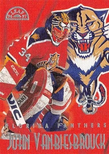 1996-97 Leaf Sweaters Away #4 John Vanbiesbrouck /5000 - Picture 1 of 2