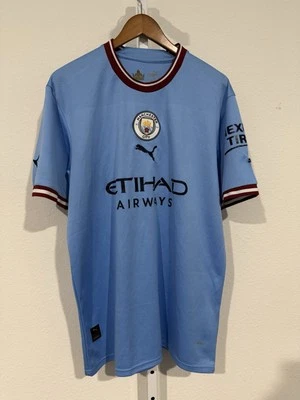Manchester City 2022 2023 UCL Champions Home Football Shirt Jersey PUMA Size XL - Image 1 of 4
