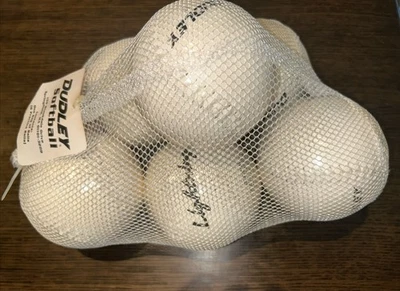Lote De 6 Nuevas - 12" Fastpitch Softballs (Dudley-Lightning) Con Bolsa De Malla. Blanco Foto 1 de 3