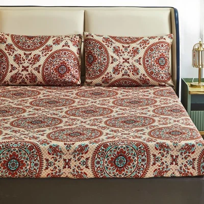 Tache 波希米亚曼陀罗床套 + 枕套 - 复古复古乡村波西米亚... — 第 1/4 张图片
