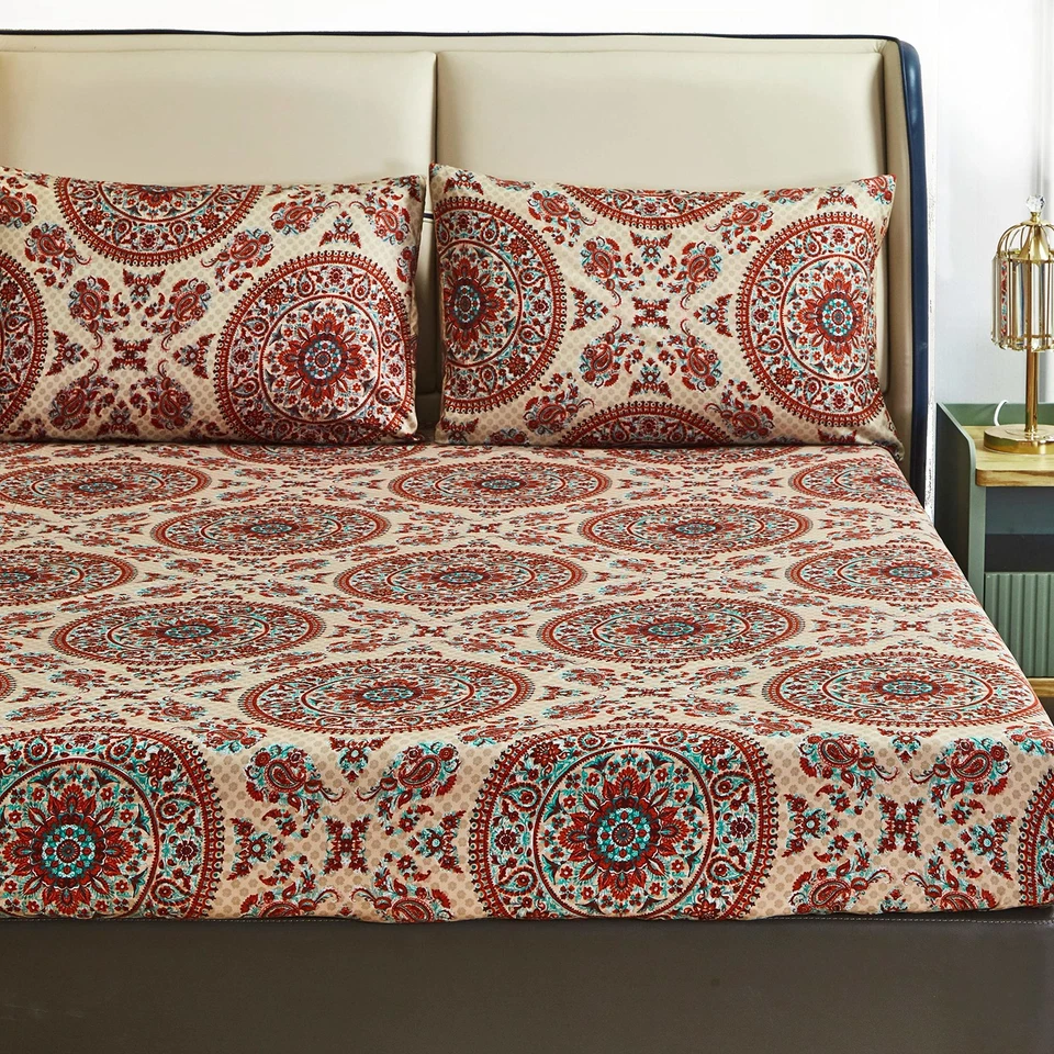 Tache 波希米亚曼陀罗床套 + 枕套 - 复古复古乡村波西米亚... — 第 1/4 张图片