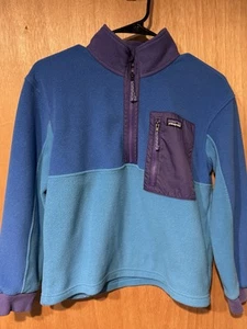 Patagonia Kids' Microdini 1/2-Zip Fleece Pullover Large - Picture 1 of 6