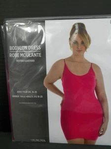 Amscan Bodycon Vestito Rosa Halloween Adulto più Costume 2XL 18-20 - Foto 1 di 2