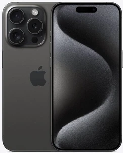 Apple iPhone 15 Pro Smartphone 256GB Schwarz Black Titanium - Hervorragend - Bild 1 von 7