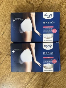 Sloggi Double Comfort - Short Cotton Briefs - Natural (White)- Size 18 X 2 pairs - Picture 1 of 4