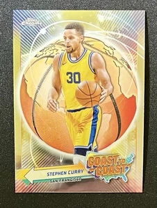 2023-24 Topps Chrome Basketball - Stephen Curry Coast to Coast #CC-11 - Picture 1 of 2