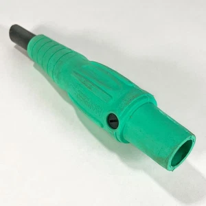Cam-Type 2-2/0 AWG Female Inline Connector, Green Used! - Picture 1 of 3