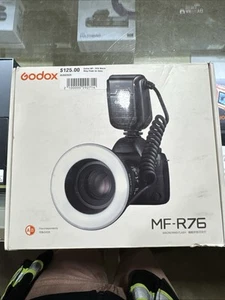 Godox MF- R76 Macro Ring Flash For Sony - Picture 1 of 9