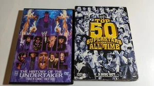 WWE Top 50 Superstars Of All Time / History Of The Undertaker DVD Lot Wrestling - Picture 1 of 11