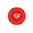 Red Superman Car Ignition Engine Start Stop Button Ring Cap Universal