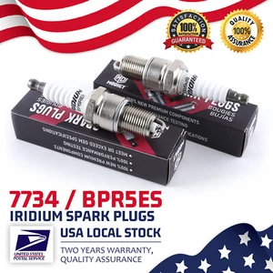 Modigt 4Pcs Brand New Iridium IX OEM Spark Plugs 7734 / BPR6EIX, 2 Year Warranty - Picture 1 of 18