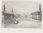 Zürich Original Stahlstich Kl. U. 1841