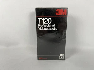 Brand New - 3M T120 Professional Videocassette Blank VHS Tapes - Lot of 9 - Picture 1 of 7