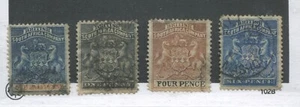 Rhodesia 1890-91 various values to 6d used - Bild 1 von 1