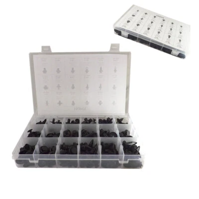 SET 190PZ CLIP DI FISSAGGIO AUTO UNIVERSALI RICAMBI PLASTICA - Imagen 1 de 2