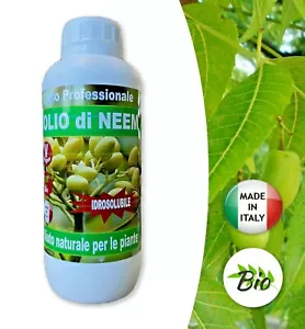 Olio di Neem - insetticida naturale biologico solubile in acqua - 1 litro - Foto 1 di 4