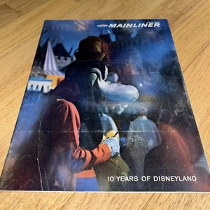 July 1965 UNITED AIRLINES MAINLINER Magazine 10 Years of DISNEYLAND - Imagen 1 de 15