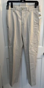NWT Men’s IZOD MADISON CHINO PANTS, SPORTFLEX KHAKI Flat Front Size 29 W x 32 L - Picture 1 of 5