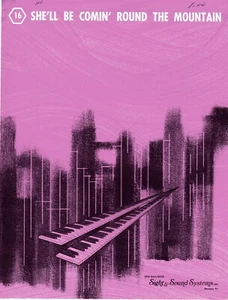 "SHE'LL BE COMIN' ROUND THE MOUNTAIN" Folk Song - 3 Pages - Circa 1968 - Picture 1 of 2