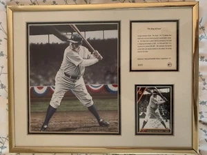 Framed 1992 Kelly Russell Color Lithograph Lot Of 6. Ruth, Gehrig, Paige, Wagner - Picture 1 of 6